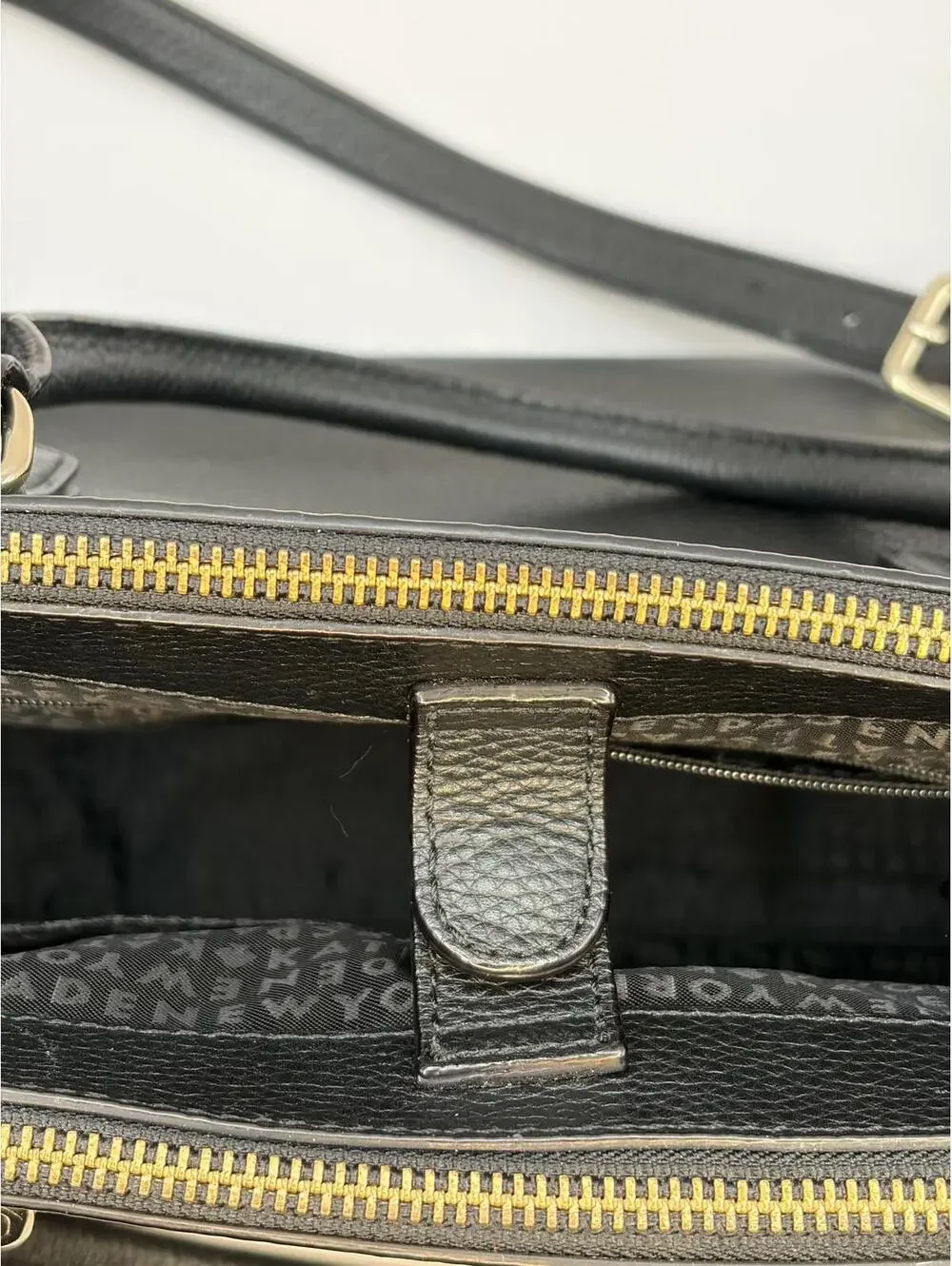 Kate Spade Mulberry Street Leighann Black Pebbled Leather Satchel Tote Bag Purse